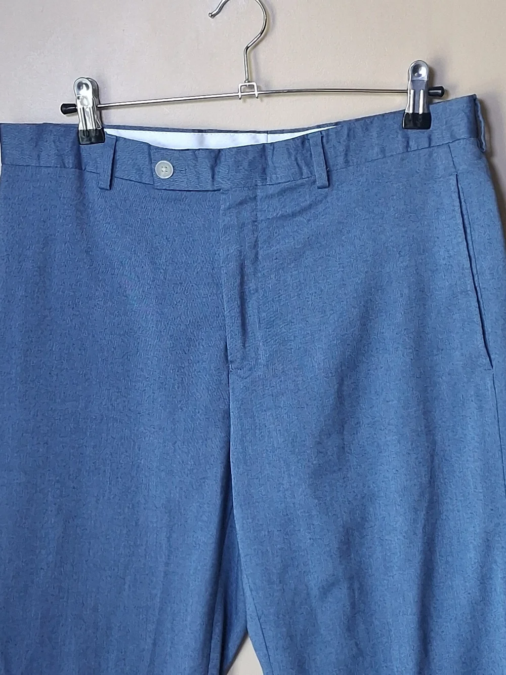 Ralph Lauren Trousers,Classic fit, Flat-front,Color: Blue, Size 32 × 32